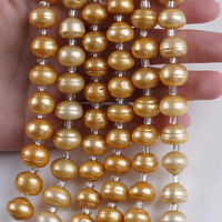 Perles de culture d'eau douce naturelles en vrac, qualité A, 18 cm, 12-14 mm, 12-15 mm, prix abordable, pour la fabrication de bijoux