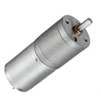 Motor DC Mini 6V 12V 24V Motor Peredam Kecepatan DC Motor Robot Cerdas Motor Mobil Cerdas 25A-370