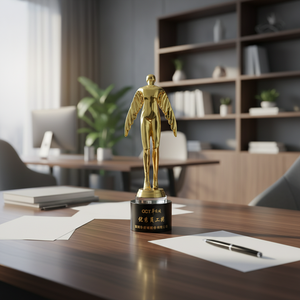 Trofeo in Metallo Placcato Oro Personalizzato con Stampa UV per Competizioni di Skate, Souvenir e Ricordi - Product Image 6