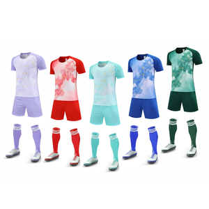 Wholesale Digital Sublimation Printing Team Training Soccer Jersey Custom Breathable Quick Dry Short Sleeve Summer Football Wear - Product Image 1