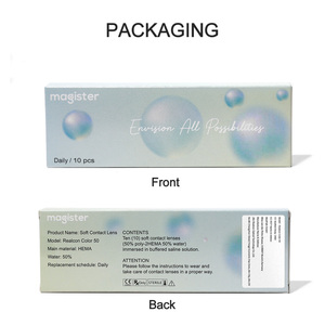 Échantillon Gratuit Magister – 5 Paires par Boîte – <span class=keywords><strong>Lentilles</strong></span> de Contact Quotidiennes 14.2mm – <span class=keywords><strong>Lentilles</strong></span> de Contact Jour Nulle Jour Un - Product Image 1