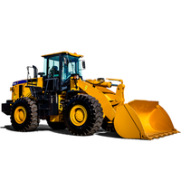 Promotion : Chargeur frontal SEM655D 5 tonnes de haute qualité, avec transmission hydraulique optimisée pour les besoins de chargement de matériaux de construction