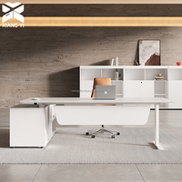 Scrivania da Ufficio ModernCEO per Manager e Dirigenti, Postazione di Lavoro Ergonomica con Altezza Regolabile Elettricamente