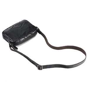 Dujiang Men's Genuine Leather Shoulder Bag Small <b>Square</b> Crossbody Solid Color Wear-Resistant Fashionable Everyday Outfits - Product Image 5