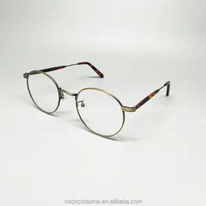 Armação óptica de aço inoxidável para óculos de buquê de metal, chapeamento IP de duas cores, armação óptica de aço inoxidável de alta qualidade