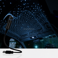 Kit de plafonnier à fibres optiques FLYMING RGBW 12V avec télécommande via application, synchronisation musicale, éclairage ambiant pour toit de voiture