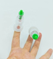 Kit de ventouses Hijama - Thérapie des doigts et des articulations, usage antirhumatismal sur tout le corps, petites ventouses concaves en silicone blanc, classe I