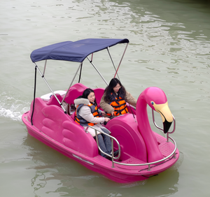 Parc d'attractions aquatique Utilisé White Swan Pedal Boat Bateau électrique - Product Image 6