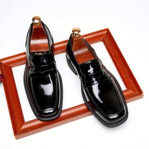 Zapatos de Hombre de Talla Grande, de Cuero, Casuales, de Negocios, Cómodos, Transpirables, Duraderos, de Talla Grande, para Caminar a Diario - Product Image 2