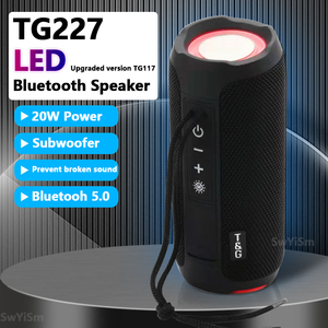 Tg227 Di Động <span class=keywords><strong>Bluetooth</strong></span> Loa Không Dây Bass Loa Siêu Trầm Ngoài Trời Không Thấm Nước Cột Boombox Stereo Loa Âm Nhạc Trung Tâm FM TF - Product Image 2