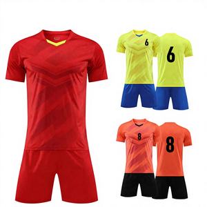 Uniforme de Fútbol para Adultos al por Mayor, Jersey de Entrenamiento y Competición, Transpirable, Ligero, de Manga Corta, Kit Deportivo para Equipo, Tallas Personalizadas - Product Image 1