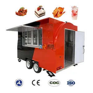 Mobile Snack Kitchen Lunch Counter China Concession Food Trailers Mobile Kitchen Concession Food Trailer