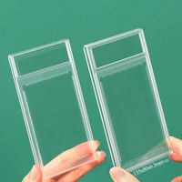 Porte-cartes de collection SUNSHING en plastique ultrasonique 63,5x88,5 mm pour cartes Pokémon, protection pour cartes classées PSA 35pt