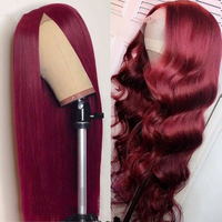 Wig Rambut Asli India Remy HD Lace Front dengan Kutikula Tertata Rapi, Kepadatan 180, Premium 40 Inch, Bebas Bahan Kimia, Jahitan Ganda Mesin, 6A-9A