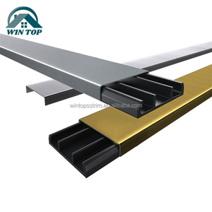 Win Top Plinthe en acier inoxydable Moulure de plancher Fabricant de garniture Plinthe murale <span class=keywords><strong>Profil</strong></span> en acier inoxydable <span class=keywords><strong>Profil</strong></span> décoratif - Product Image 5