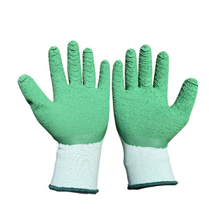 Chuangying xây dựng găng tay an toàn bọt Găng tay cao su cho công trình xây dựng màu xanh lá cây/Găng tay màu trắng - Product Image 5
