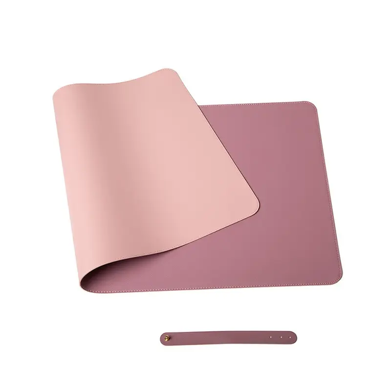 Promosyon hediye yüksek kaliteli giysi kauçuk EVA PVC PU deri özel tasarım Mouse Pad