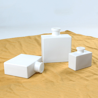 Ensemble de bouteilles vides pour diffuseur de roseaux en verre élégant Bouteilles d'aromathérapie pour le parfum d'ambiance