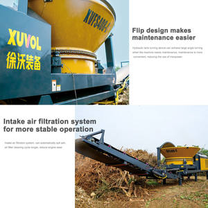 XUVOL Forestry Machinery 14HP Gasoline Powered Wood Stump Crusher Stump Root Grinder Wood Chipper Engine Pump Gear Bearing - Product Image 5