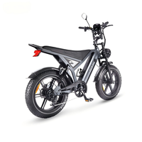 Bicicleta Eléctrica Híbrida GT20 Sport Fat Bike de 7 Velocidades y 20 Pulgadas con Motor Trasero de 1000W, Batería de Litio de 48V