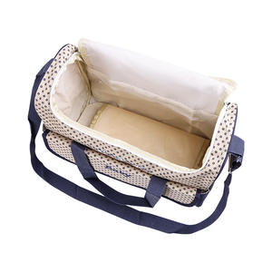 Ensemble de sacs de maternité pour bébé avec matelas à langer et accessoires, motif à pois rose, imperméable, extensible, pour mères et bébés - Product Image 3