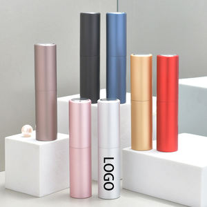 Flacon de parfum rechargeable en vente, 5 ml, 10 ml, 15 ml, 20 ml, flacons en verre pour parfum, flacon en aluminium avec logo, bouchon à vis, couleurs en stock - Product Image 1