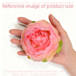 Suministro a granel grandes cabezas de peonía flores artificiales Real Touch boda ramo decoración para evento centro de mesa al por mayor - Product Image 4