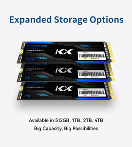 SSD interne PCIe 4.0 NVMe M.2 2280, 5000 Mo/s en lecture, 4500 Mo/s en écriture, pour ordinateur de bureau et ordinateur portable - Product Image 2