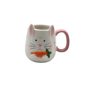 Hand Painted Ceramic Rabbit <strong>Mugs</strong> <strong>Easter</strong> <strong>Mug</strong> Decoration Ceramic coffee <strong>Mug</strong> with Handle - Product Image 1