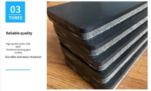 Kömür madeni kum taş taşıma üretim tesisi için konveyör bant kauçuk naylon PVC döngü kemer - Product Image 5