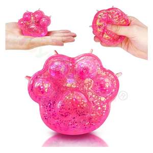 2025 nuevo diseño Ultra suave tamaño Jumbo Pata de Gato juguete blando sensorial Fidget alivio del estrés Kawaii Squishy Ball Ultra suave TPR - Product Image 1