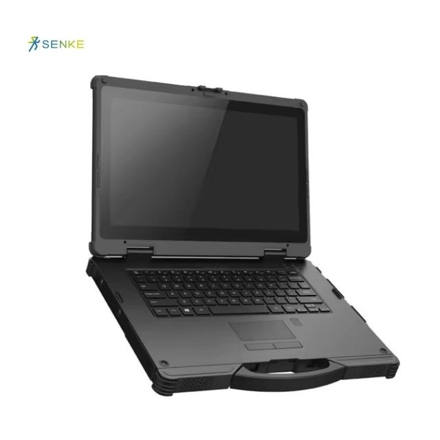 Senke New 14 Inch Laptop Core I7 Touch Screen SSD 256GB Camera Industry Rugged Laptop with Keyboard