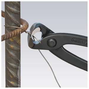 Knipex 99 00 300 EAN concreters nipper (concreter's nippers หรือ fixer's nippers) สีดำ atramentized 300มม - Product Image 3