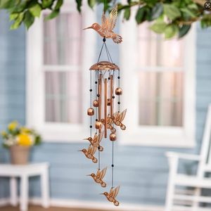 Campanas de Viento Metálicas para Exteriores, Regalo Musical para Amantes de las Aves, Adornos Conmemorativos para Jardín, Decoración con Tubos de Aluminio - Product Image 6
