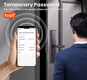 الكل في واحد بدون مفتاح توي تويا واي فاي سبائك الألومنيوم سحابة بصمة الأصبع كلمة مرور نظام إدارة الفنادق للشقق - Product Image 3