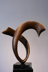 Escultura de decoración de Arte de hierro y <span class=keywords><strong>Metal</strong></span> de latón abstracto moderno para habitación de Hotel - Product Image 2