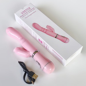 Vendita calda femminile di infatuazione coniglio vibratore lingua g-punto di massaggio bastone giardino di masturbazione anale giocattolo del sesso all'ingrosso - Product Image 4