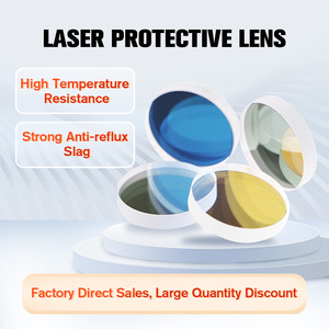 <span class=keywords><strong>Demark</strong></span> Ventana protectora láser de sílice fundida D37X7 Máquina de soldadura de corte por láser de fibra Lente de protección óptica de cuarzo - Product Image 5