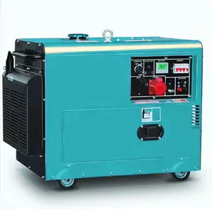Small Type Air Cooled 5000w 5KW 5KVA Portable Super Silent Diesel Generator for Home Use