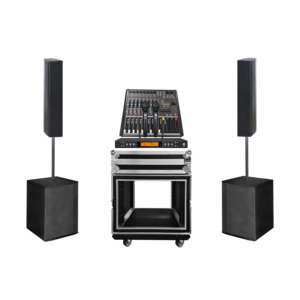 DJ güç hoparlör kutusu tek 4*6.5 ''450W pasif profesyonel ses 6.5 inç sütun tam aralık sistemi üst - Product Image 1