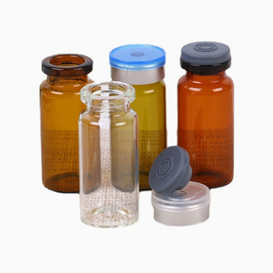 Viales de Vidrio Desechables Estériles, Ampollas de Polvo Liofilizado Color Marrón Rosado y Tubos de Ensayo/Viales para Jeringas, Hechos en China - Product Image 5