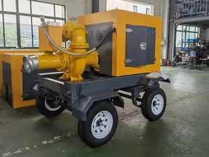 Easy To Start Portable Large Flow Diesel Engine Fire Pump