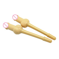 Precio barato creativo promocional travieso grosero juguete goma pecho pene bolígrafo truco juguete regalo divertido juguete