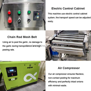 Meilleur compresseur d'air industriel, éplucheur de légumes électrique automatique, machine à éplucher les oignons et l'ail - Product Image 3