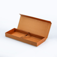 Boîte à cigarettes en carton vide de haute qualité, personnalisée, imperméable, avec gaufrage, pour 5 cigares, emballage cadeau