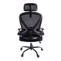 Chaises de bureau ergonomiques exécutives contemporaines avec design de soutien à hauteur réglable