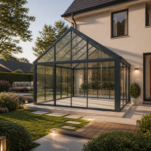 Solárium Prefabricado Moderno, Doble Vidrio Templado, Insonorizado, Impermeable, Jardín de Invierno Personalizable para Patio de Villa - Product Image 1