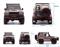 RGT EX86020 LC71 1/10 Scale 4WD RC Rock Crawler RTR 2.4G Véhicule tout-terrain électrique télécommandé de qualité hobby
