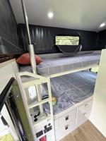 Caravane familiale hybride à trois lits superposés, légère, 4, 5 ou 6 couchages, 15 pieds x 13 pieds, meilleure qualité chinoise, tout-terrain
