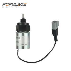 Solénoïde d'arrêt Populace U85206500 12 VDC pour groupe électrogène diesel - Product Image 2